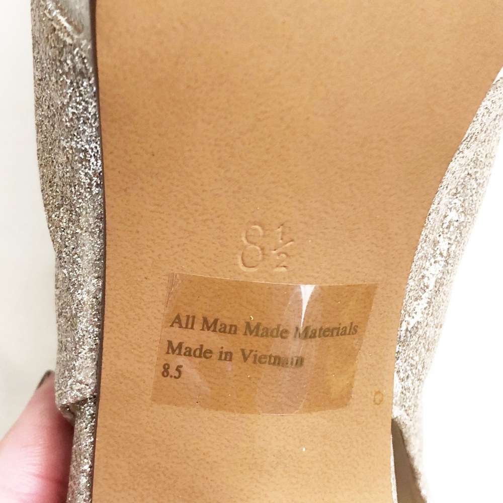 Lulu Townsend glitter peep toe heels - Picture 7 of 8